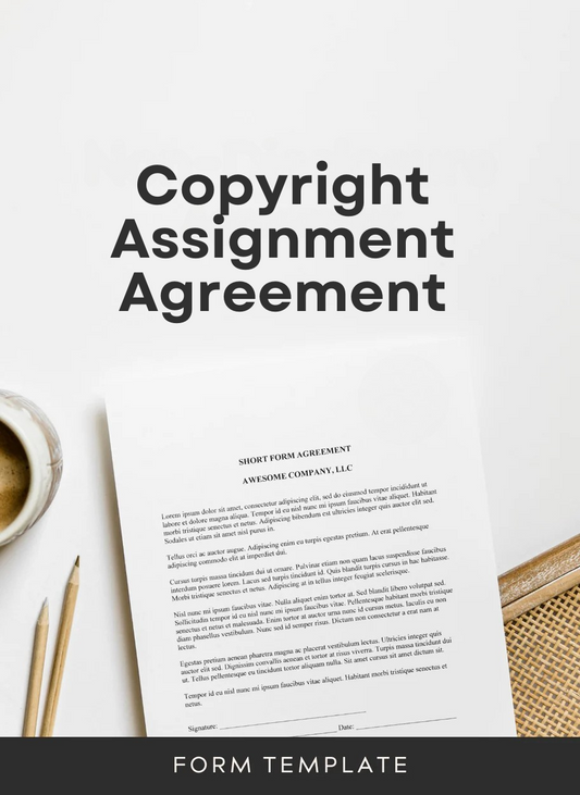 Copyright Transfer/Assignment Agreement